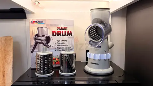 Edmark Smart Drum Multi-Grater / Vegetable Slicer with 3 Drums - Good Condition