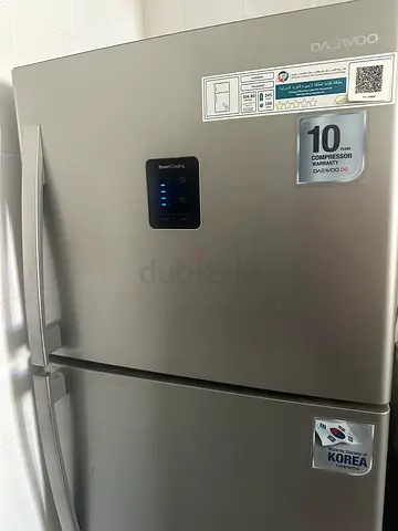 Daewoo Stainless Steel Double Door Refrigerator FN 425S35