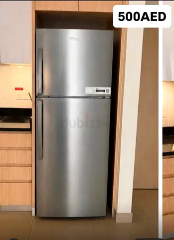 Silver Top-Freezer Refrigerator - Perfect Condition, 500 AED