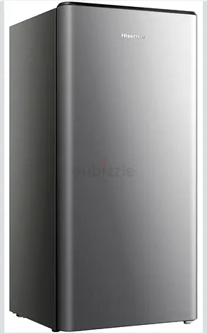 Hisense Single Door Refrigerator - Compact Silver Unit