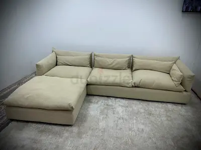 Almost brand new marina home lshape sofa