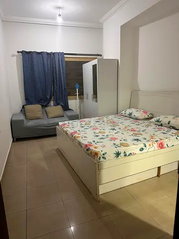 Master bedroom with bathroom