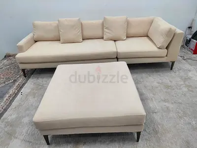 Expensive quality west elm sectional sofa