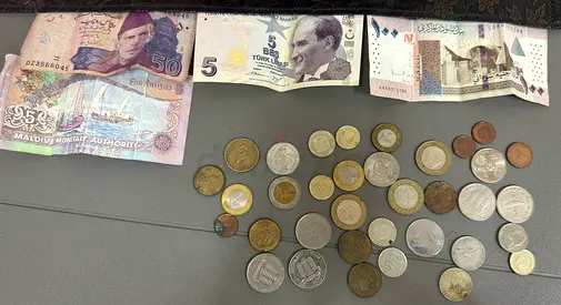 Various currencies