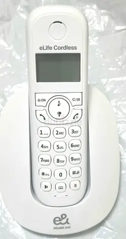 eLife Cordless Landline Phone (Etisalat) - Good Working Condition