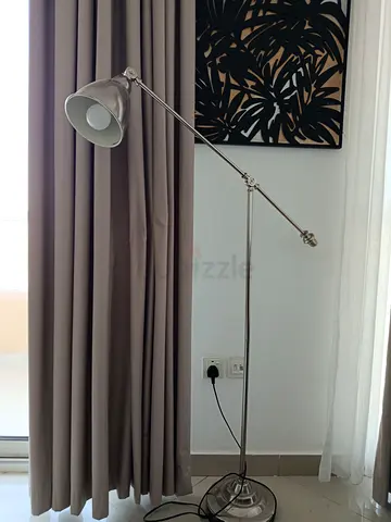URGENT SALE - Adjustable Silver Metal Antique Reading Lamp - Excellent Condition