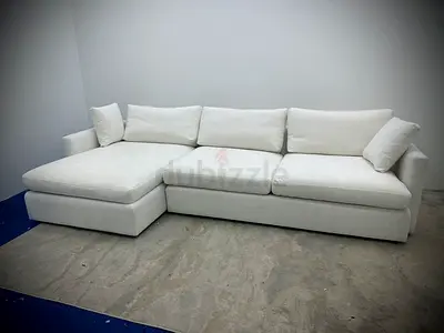 Perfect condition cratebarrel lshape sofa