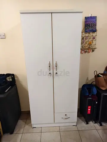 Brand New White 2-Door Wardrobe For Sale