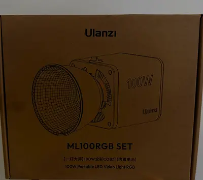 Ulanzi ML100RGB 100W Portable LED Video Light (Brand New in Box)