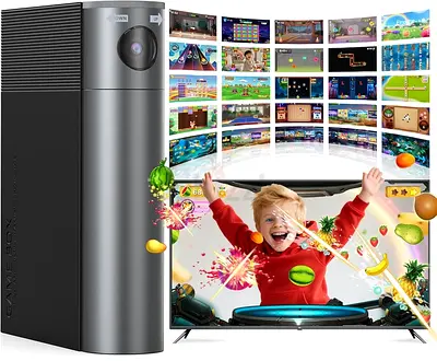 Motion Gaming Console for Kids Active Video Game System with 28 Built-in