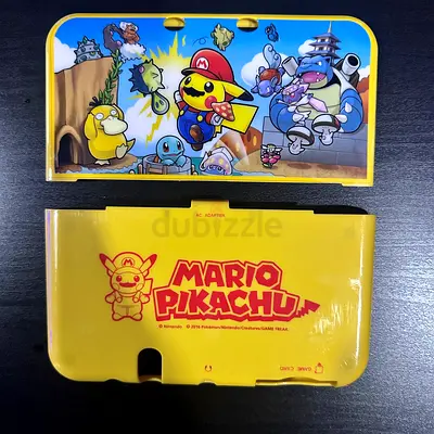 Mario Pikachu Nintendo 3DS LL Soft Cover Pokemon Center Limited JP 2016