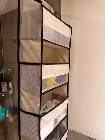 Under-bed / Closet Organizer with Multiple Compartments (Beige)