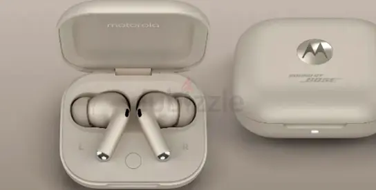 New M0otorola Moto Buds+ (Sound by Bose) – Forest Grey / Cream – Mint