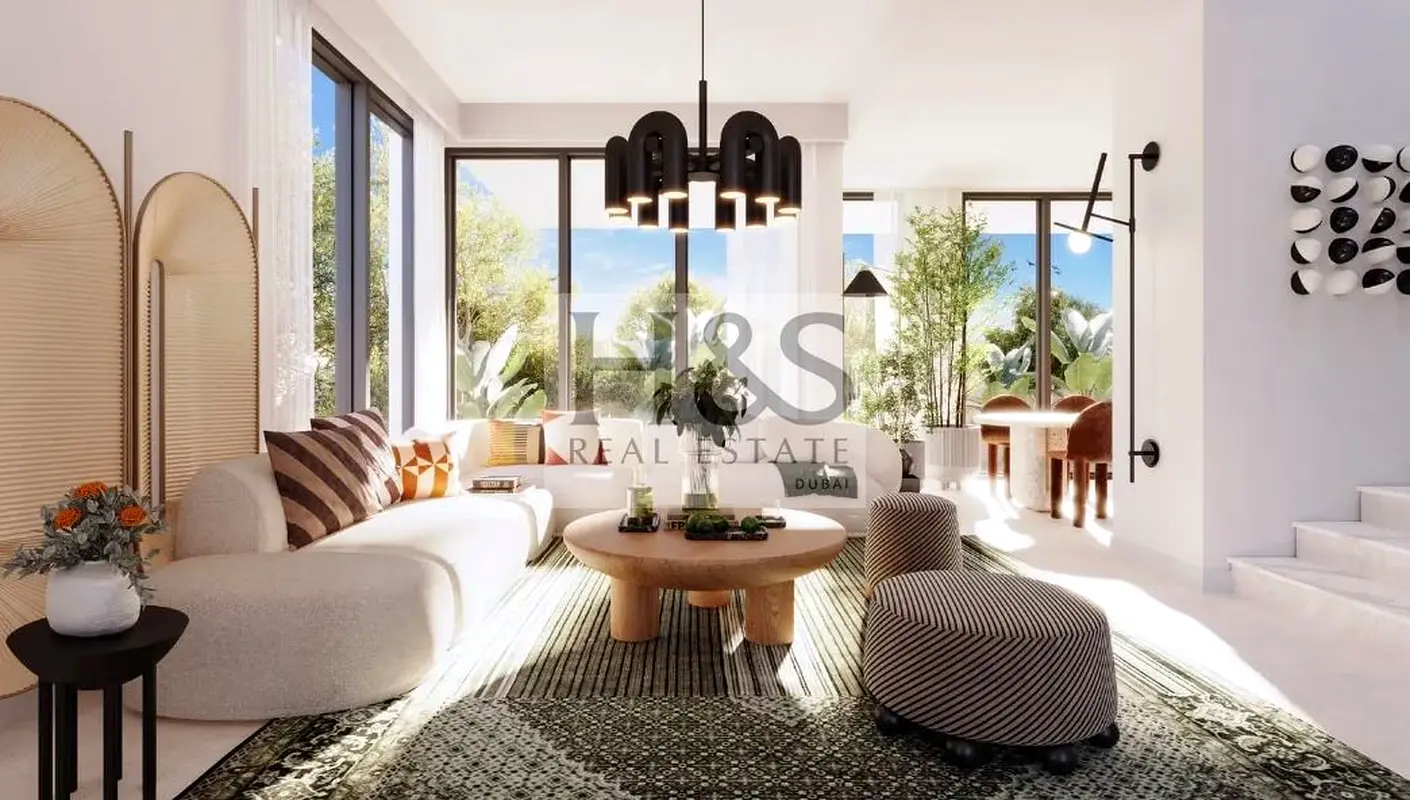 Furnished 3BR Villa | Hayat 4 | Garden & Lagoon View