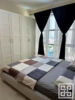 Fully Furnished | Burj Views and pool View | 1bedroom+Study