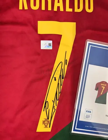 Cristiano Ronaldo Signed Portugal World Cup Jersey (FIFA  Icons)