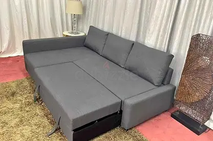 ikea Grey L-shaped Sofa Bed with Storage — Good Condition