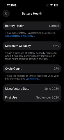 iPhone 16 pro 256gb