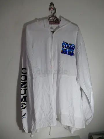 NEW WHITE XL COTTON JACKET FROM COZUMEL, MEXICO