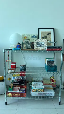 Shelving Unit (OLHAUS, Chrome - IKEA)