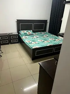 Master bedroom available for family with  attached bathroom from 1st July Al Qusais Jouri building