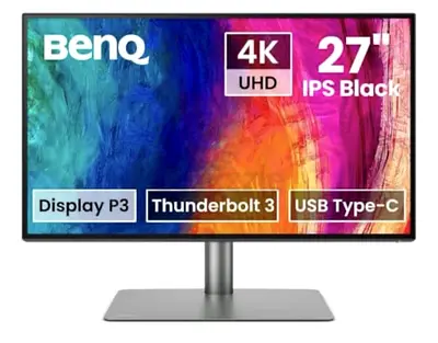 BenQ DesignVue PD2725U-T is a premium 27-inch 4K UHD  IPS monitor tailor-made for creativ