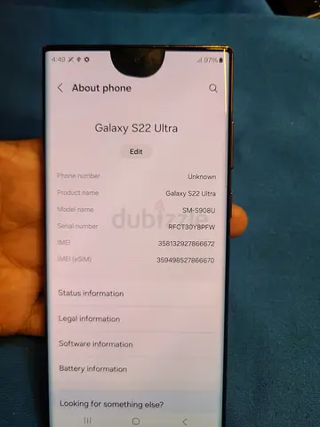 Samsung galaxy S22 Ultra