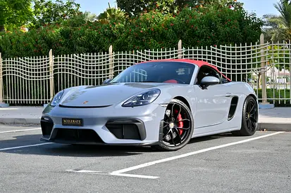 2023 Porsche 718 Boxster Spyder Manual | Grey | 4.0L Flat-6 | 414 HP | 3,267 KM |