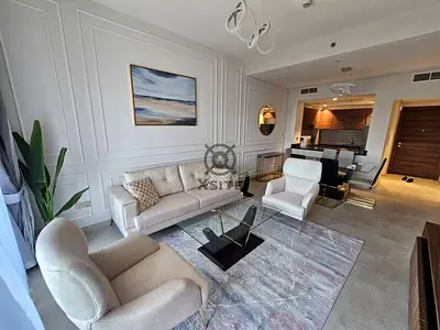 Modern 1BR+Maid| Fully Furnished |Pool View