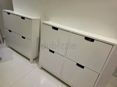 2x Slim Shoe Rack storage cabinet - best seller IKEA