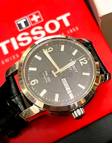 Authentic TISSOT Day+Date watch longines rado balmain omega seiko ap swatch west end frederique iwc
