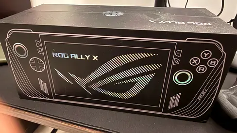 ROG Ally X (with dock + case)