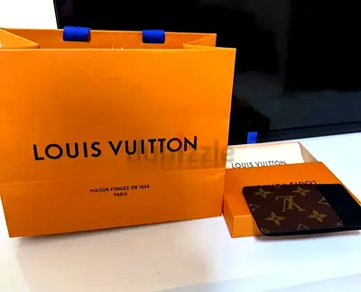 Louis Vuitton Monogram Cardholder / Slim Wallet with Box and Bag