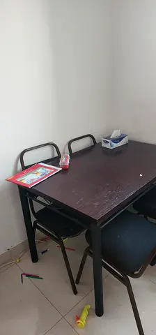 Dining table with chairs