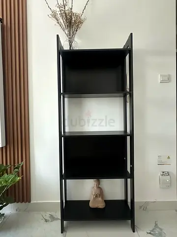 Brown 4-Shelf Open Bookcase / Display Shelf - Good Condition