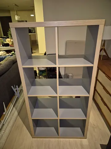 IKEA Kallax Shelf Grey/Brown (77 x 39 x 147 cm) 8 Shelves