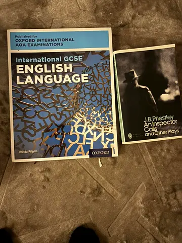 IGCSE English Language (Oxford) and J.B. Priestley An Inspector Calls (paperback)