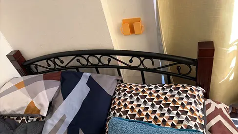 Double bed and mattress