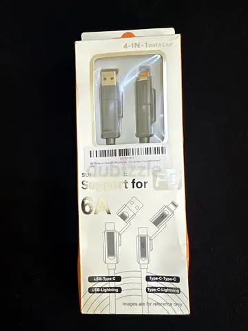 4-in-1 USB Data Cable / Charger Set (New in box)