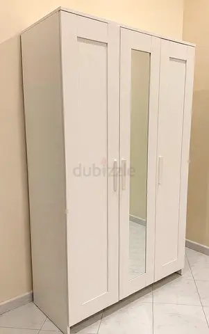 IKEA BRIMNES 3-door wardrobe (White)