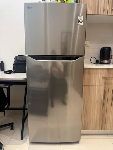 LG 328L Top Mount Double Door Refrigerator - Platinum Silver