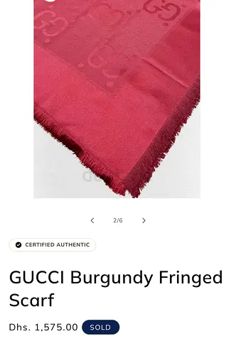 Gucci Scarf New