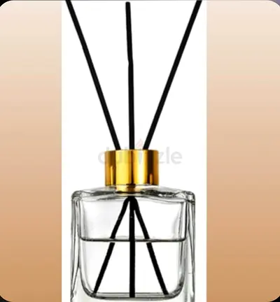 Glass Reed Diffuser Bottle with Rattan Sticks - Untouched/Empty