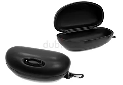 Original Oakley Solid Case with Clip Black Sunglasses Case
