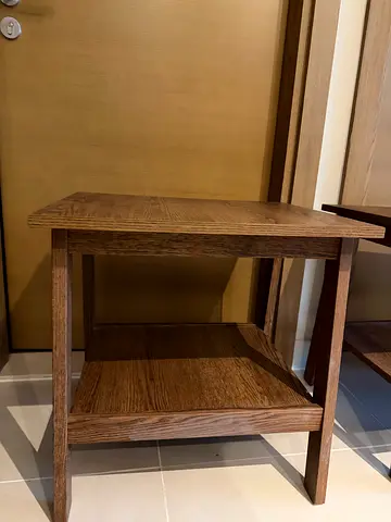 Solid Wood Side Table / Bedside Table - Good Condition