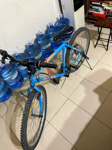 Blue adult mountain bike - used, good working condition