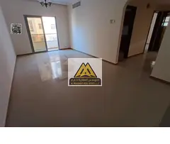 For rent: 2-bedroom apartment with hall in Al Nuaimiya 1, Ajman. Balcony, 2 bathrooms, central AC, p