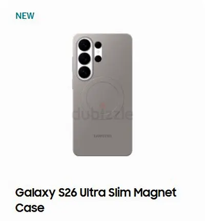 Samsung Galaxy S26 Ultra Slim Magnet Case - Light Grey