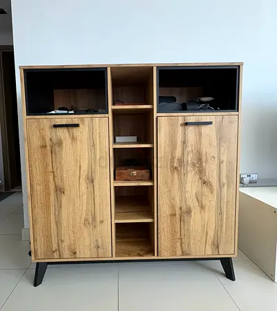 Large wooden shoe cabinet – premium quality - excellent storage capacity