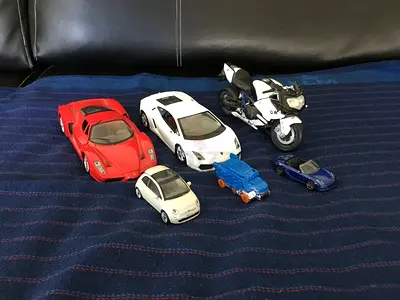 6 Maisto Die-Cast Metal Vehicles
